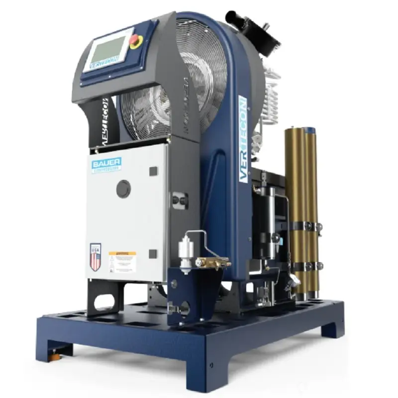 BAUER 5000 PSI Open High Pressure 4-Stage Breathing Air Compressors